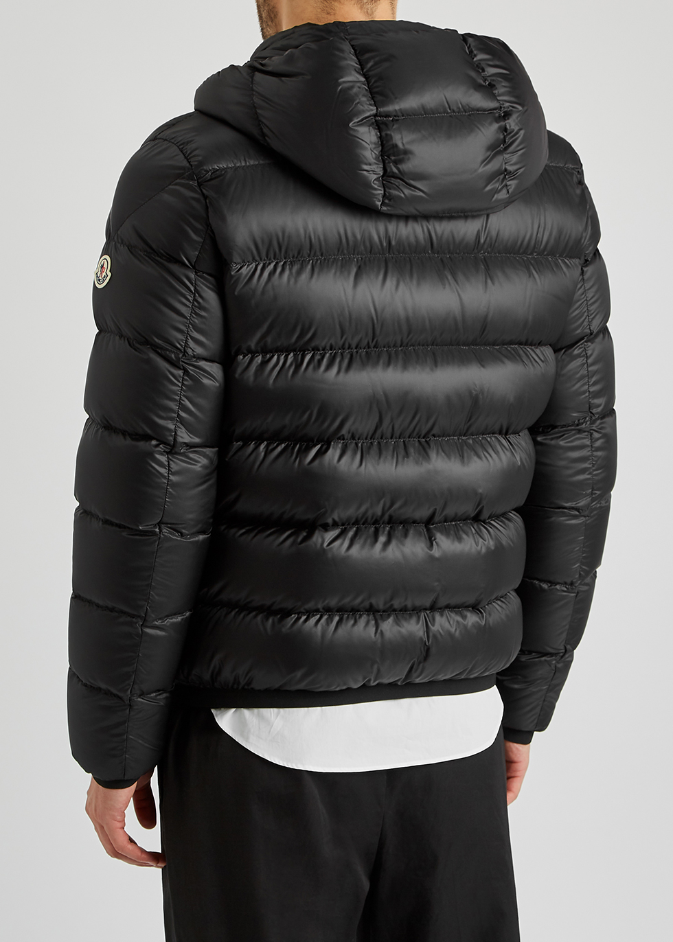 Moncler Myosotis black quilted shell jacket store United States - in stock